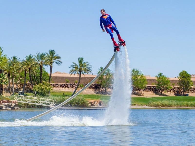 Flyboarding at Lake Las Vegas