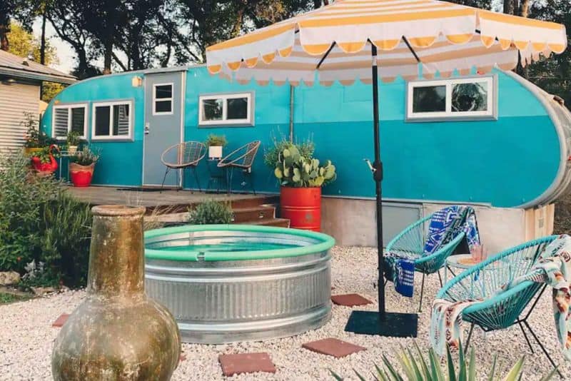 8 Wildly Cool Airbnbs in Austin You'll Want to Book Immediately Modernized Spartan Camper