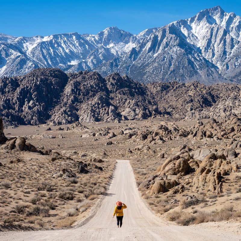 Alabama Hills' Surreal Rock Formations