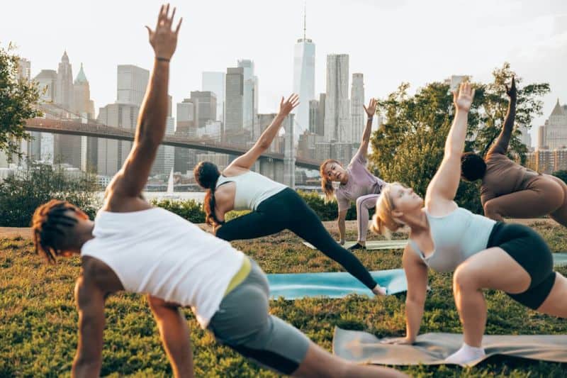 Join a Free Outdoor Yoga Class