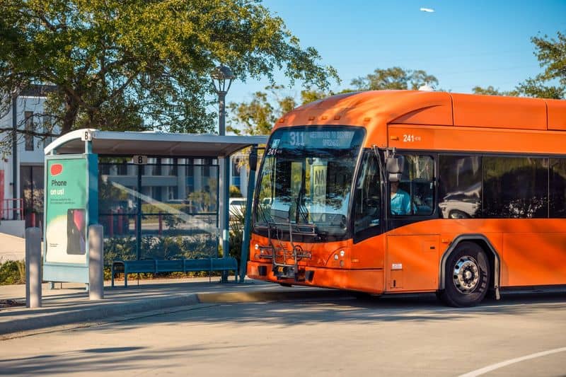 Use Free Shuttles and the LYNX Bus