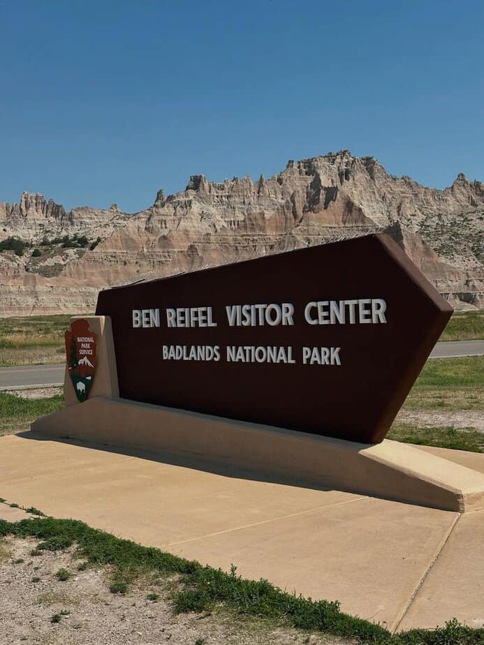 Stop at the Ben Reifel Visitor Center