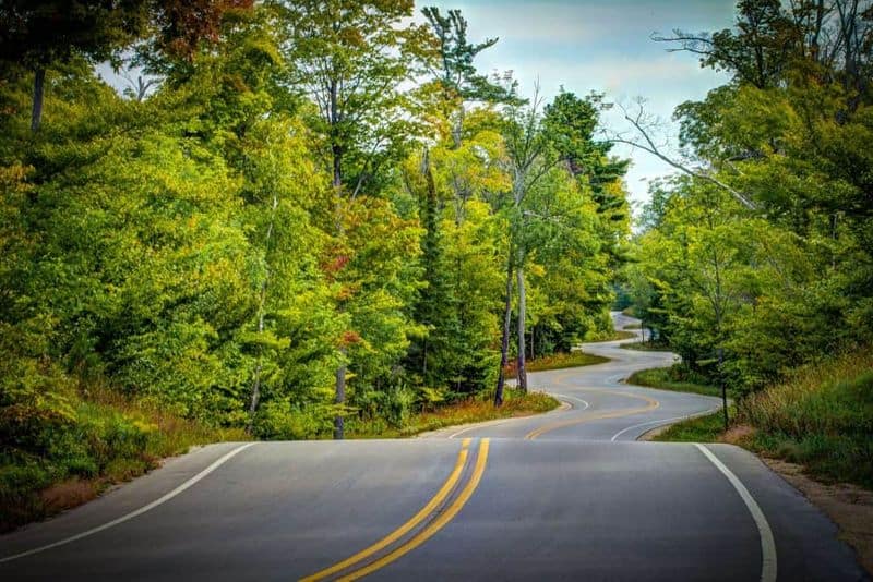 10 Stunning Wisconsin Drives That Show Off the State's Beauty Door County Highway 57 Coastal Byway