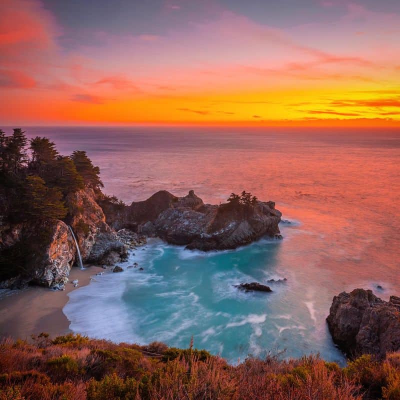 Watch the Sunset in Big Sur
