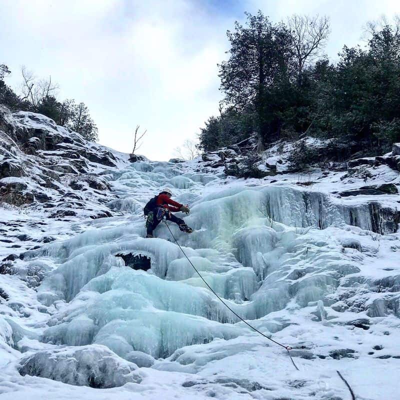12 Adirondacks Activities That Showcase New York's Wild Side Ice Climb at Cascade Pass