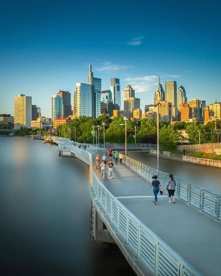Watch the Sunset from the Schuylkill River Trail