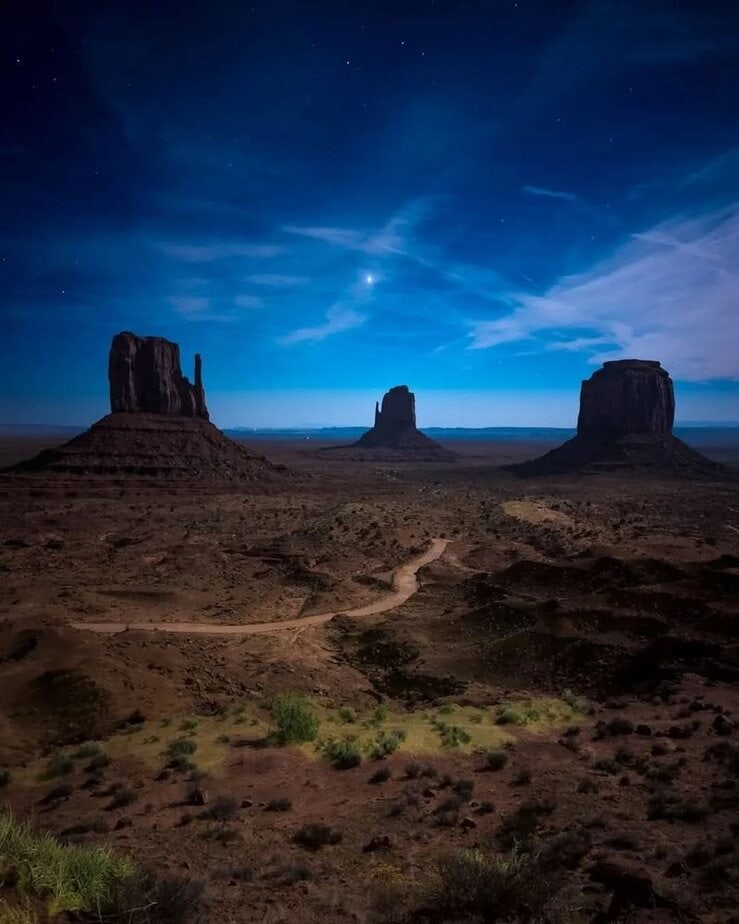 Stargaze Under the Dark Desert Sky