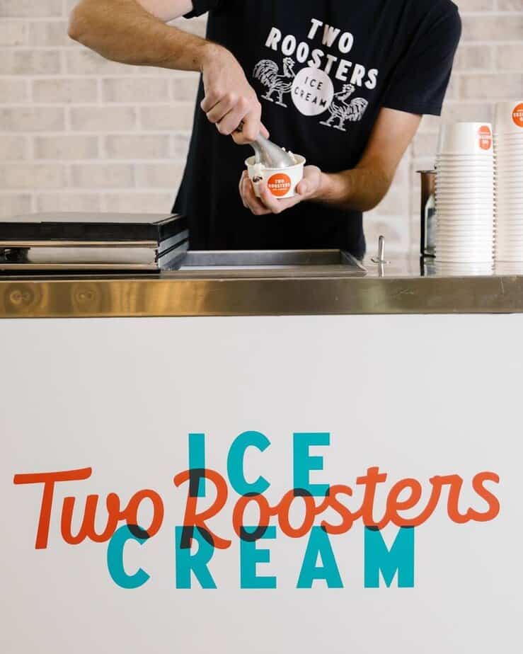 Two Roosters Ice Cream