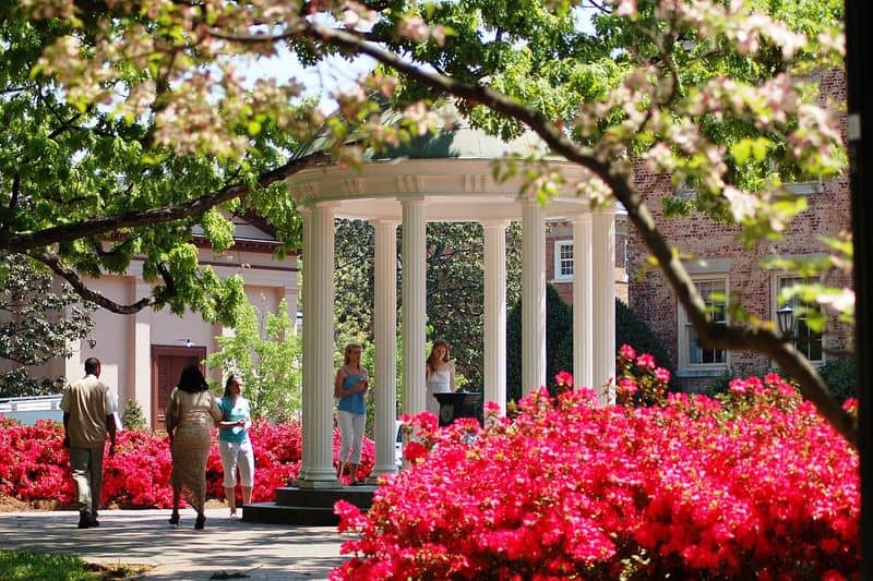 13 Dreamy Romantic Getaways in North Carolina for Couples Chapel Hill: University Town Romance