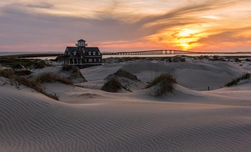 13 Dreamy Romantic Getaways in North Carolina for Couples Rodanthe: Outer Banks Serenity