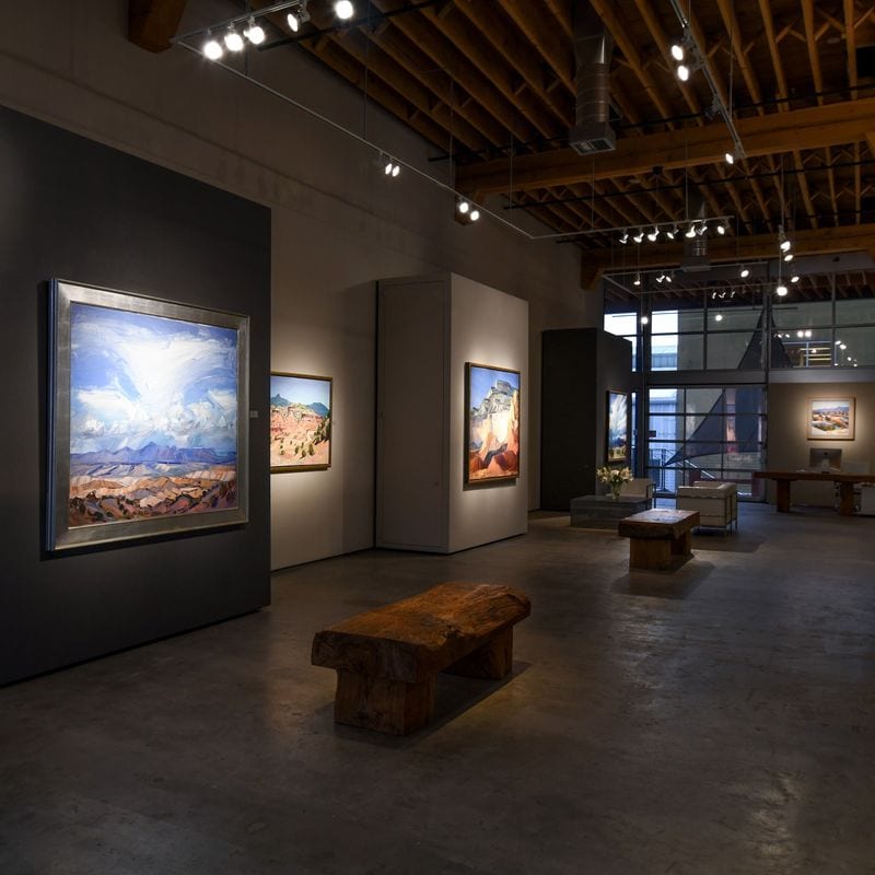 Take a Walk Through the Santa Fe Railyard Arts District