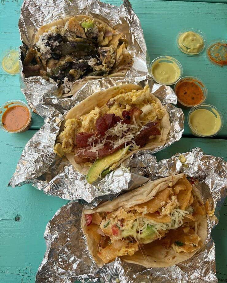 Start with Breakfast Tacos at Veracruz All Natural