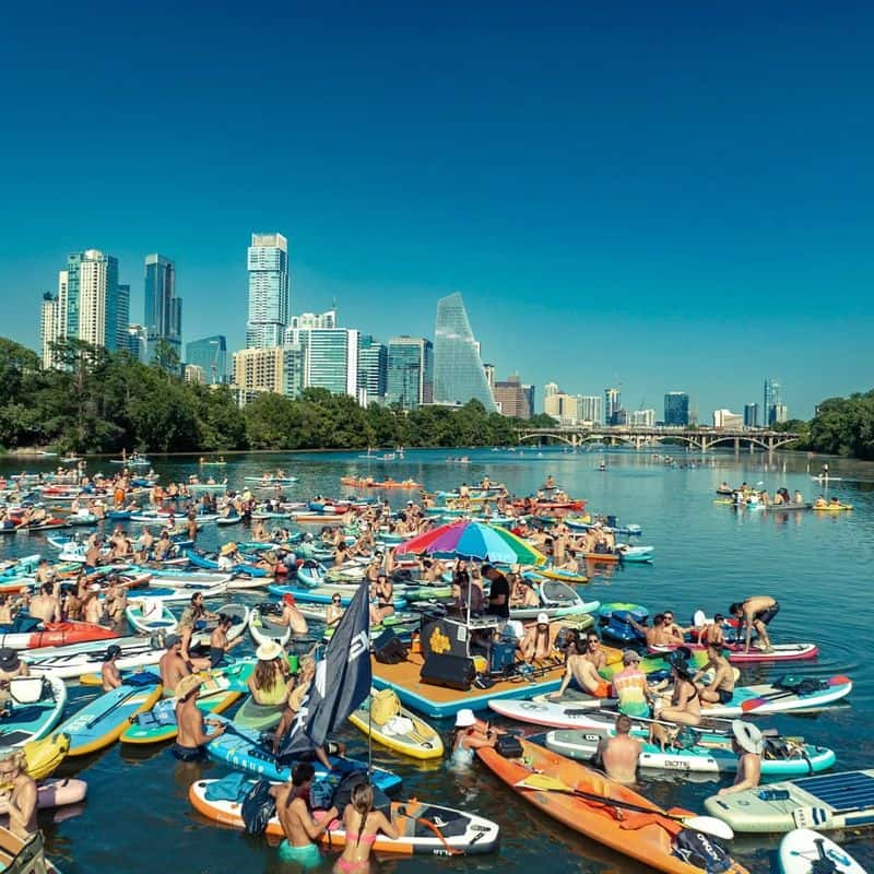 Paddleboard or Kayak on Lady Bird Lake