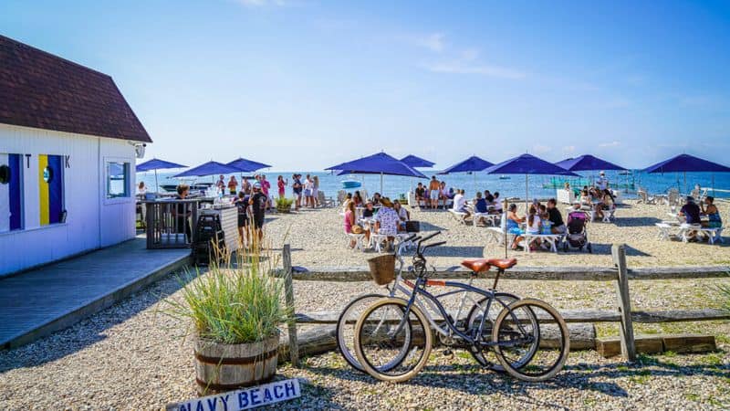 Enjoy a bite at Navy Blue