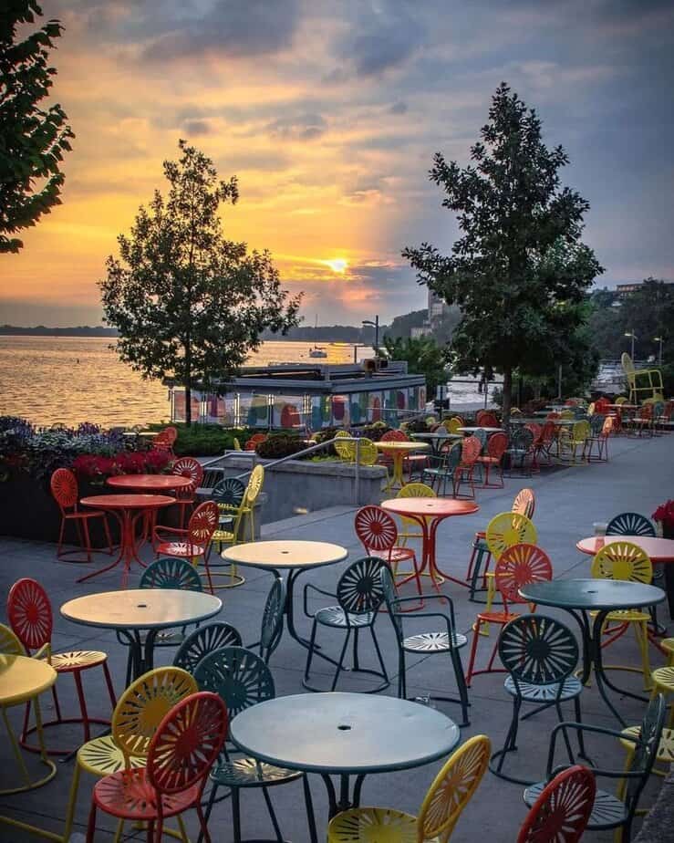 Catch Sunset at the Memorial Union Terrace