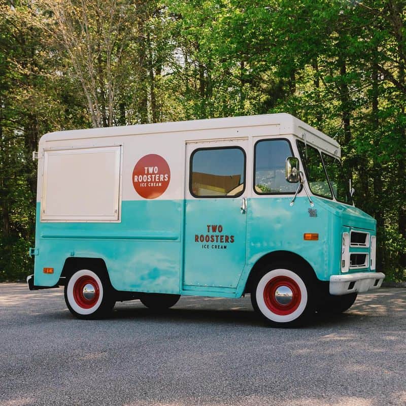 Two Roosters Ice Cream Truck