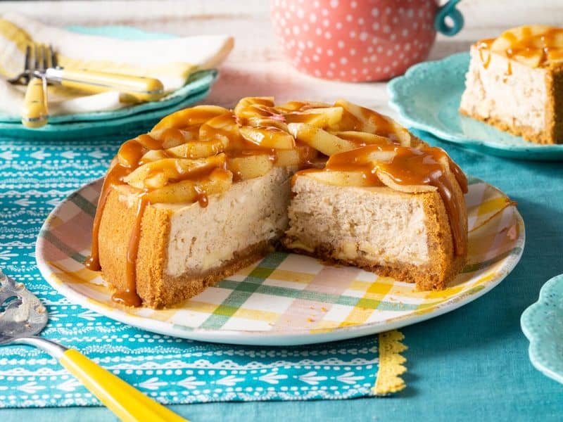 Caramel Apple Cheesecake