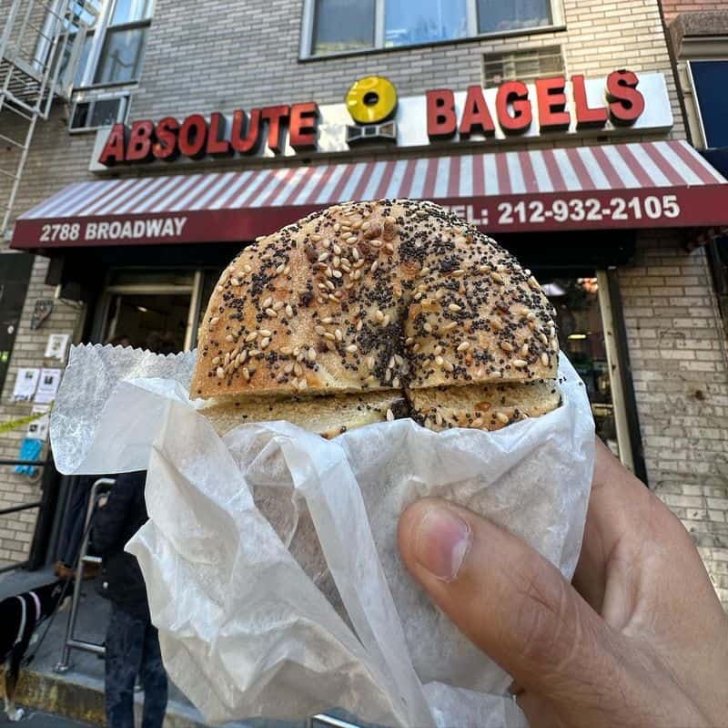 These 11 NYC Bagels Are Perfectly Delicious—No Extras Required Absolute Bagels' Plain Perfection