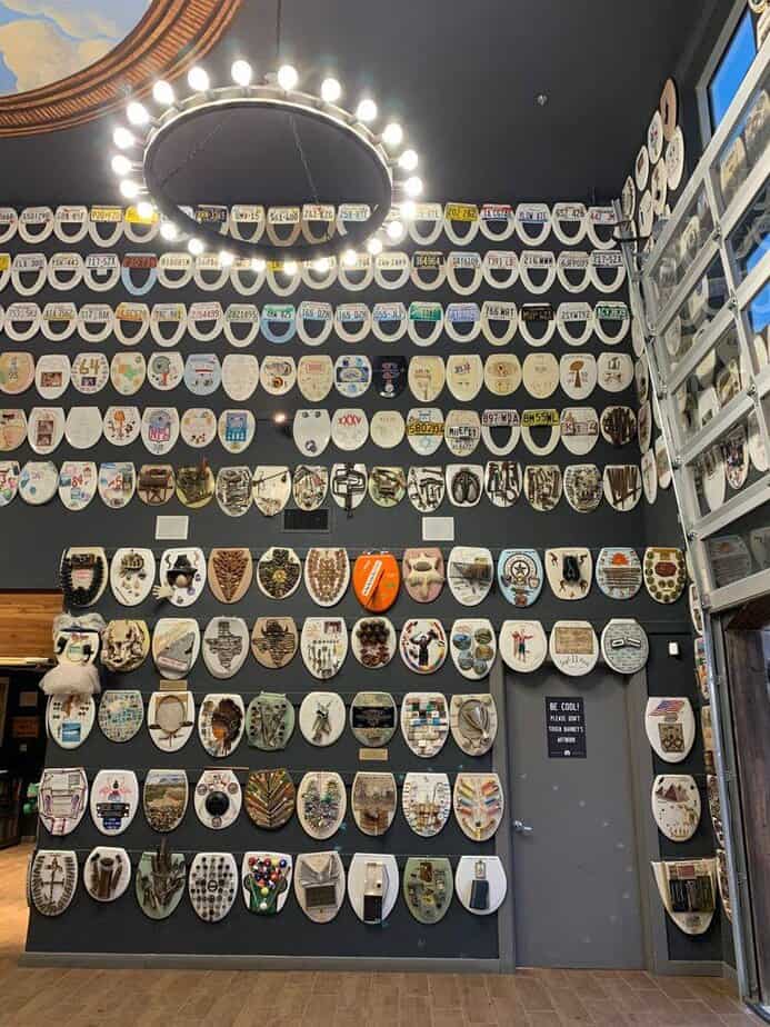 9 Texas Places Locals Love but Pretend They Don’t Barney Smith’s Toilet Seat Art Museum (The Colony)