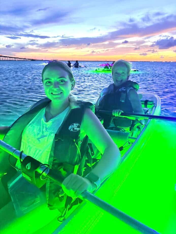 The Neon Kayaks That Light Up the Bay