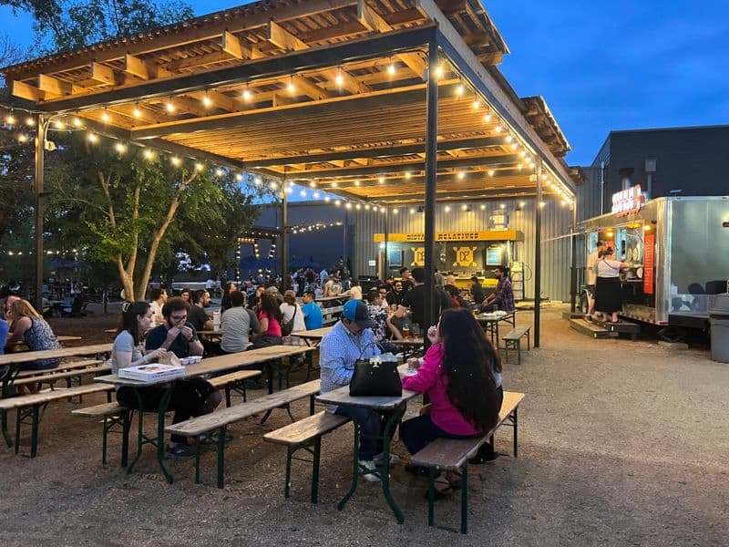A Texas Brewery Where Kids Play, Ice Cream Rolls, and Beer Flows Morning Coffee to Nightcaps