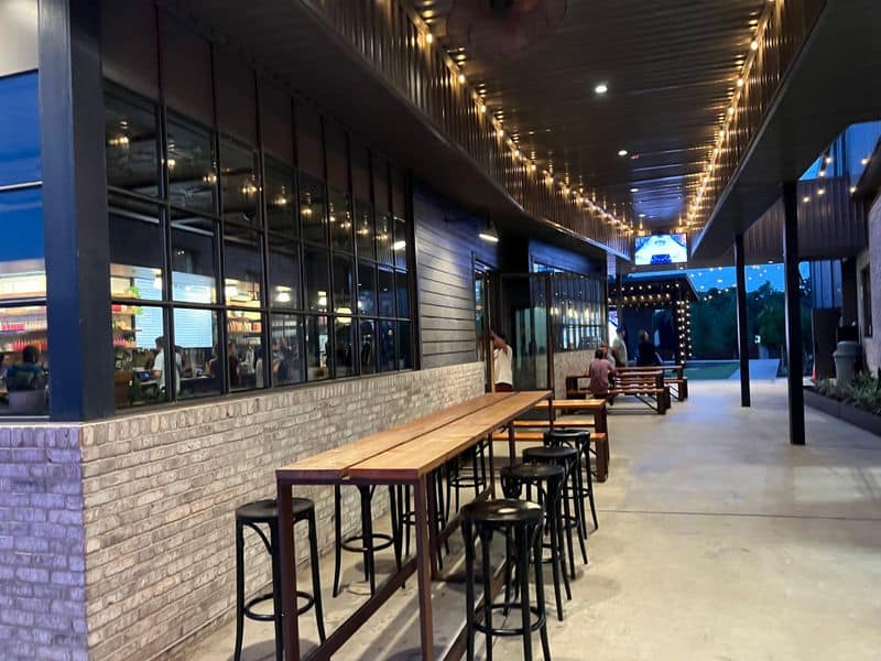 A Texas Brewery Where Kids Play, Ice Cream Rolls, and Beer Flows Shaded Seating and Weather Proof Comfort