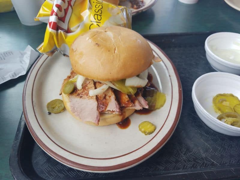 Cowboy Burger with BBQ Sauce