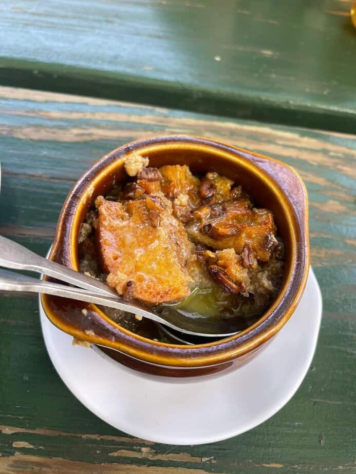 Bread Pudding and Strawberry Shortcake