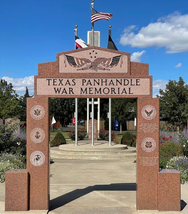 Texas Panhandle War Memorial (Randall County Veterans Park, Amarillo, TX)