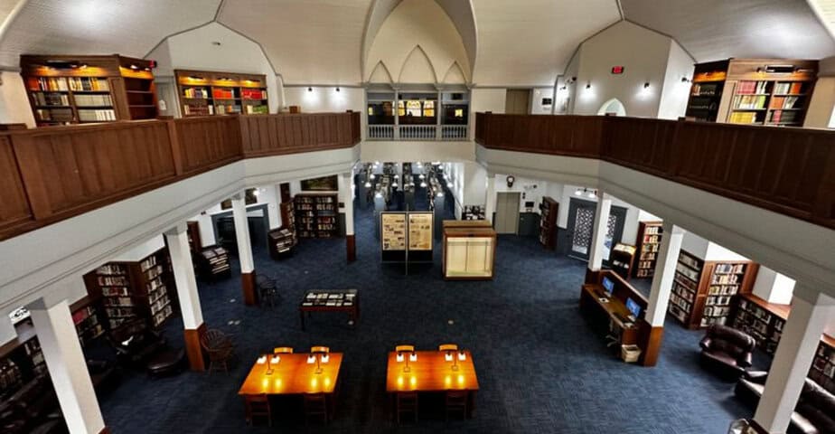 this gothic church in texas is now a library bookworms dream about