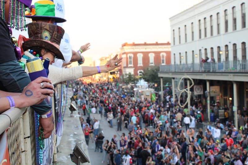 Enjoy the Mardi Gras Party in Galveston