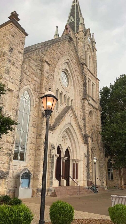 8 Texas Churches With Jaw-Dropping Architecture and Unforgettable Beauty St. Mary’s Catholic Church (Fredericksburg)