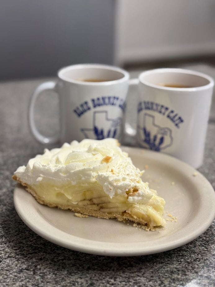 America’s Best Homemade Pies Come From a Tiny Diner in Texas Banana Cream Pie