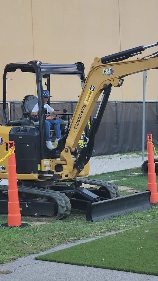 Ever Wanted To Drive A Bulldozer? This Texas Park Lets You Do That Traffic Cone Stacking Game