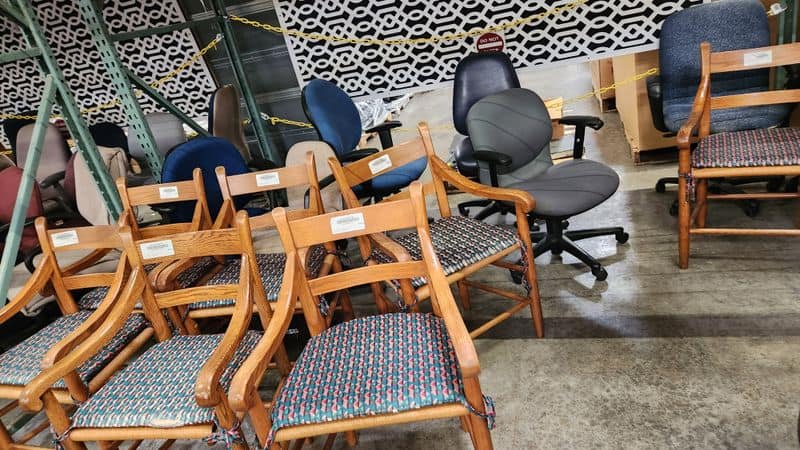 Find Shockingly Cheap Deals at This Texas Surplus Store Open to Everyone Budget Office Chairs Worth Sitting In