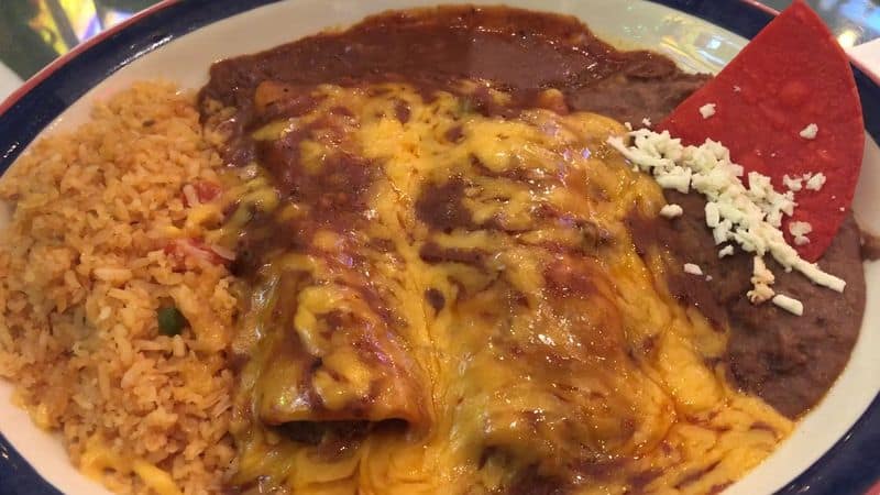 The Legendary Enchiladas Plate