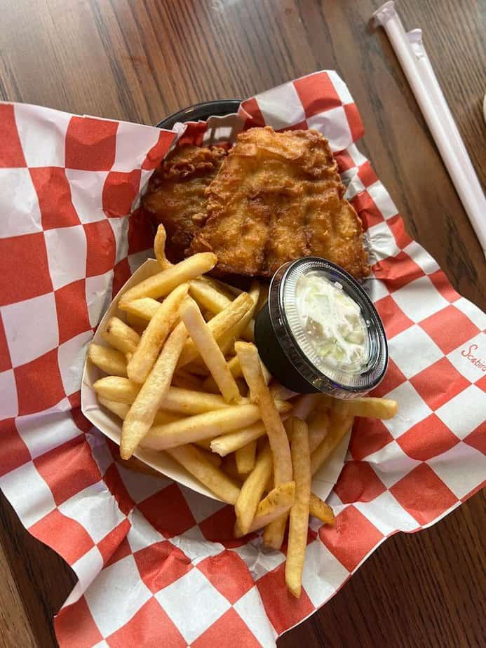 Signature Fried Walleye Dinner