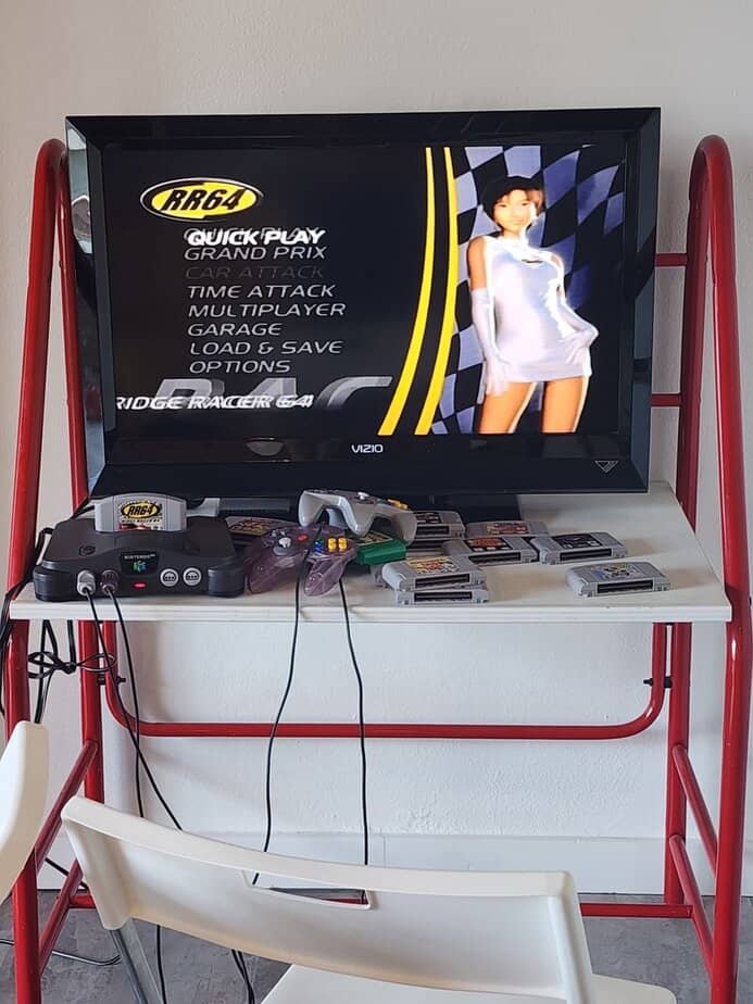 Interactive Retro Gaming Corner