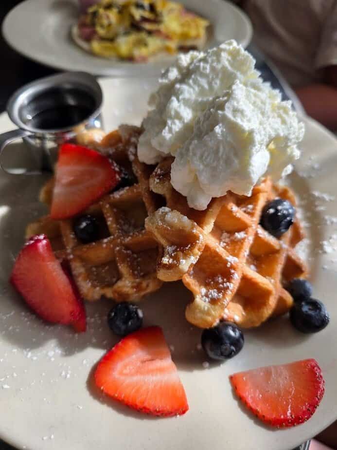 Southern-Style Waffles and Bacon