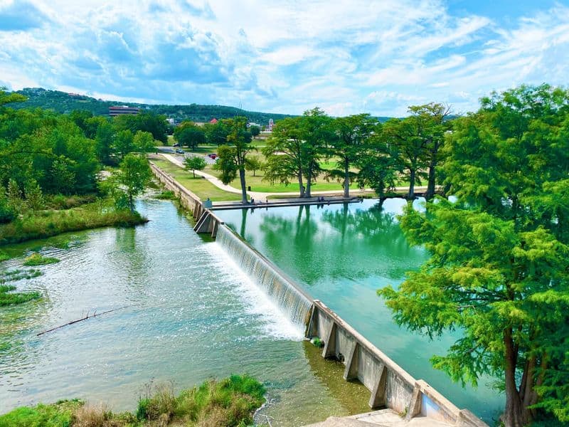 This Charming Texas Town Is Affordable, Adorable, and Totally Underrated Louise Hays Park Stroll
