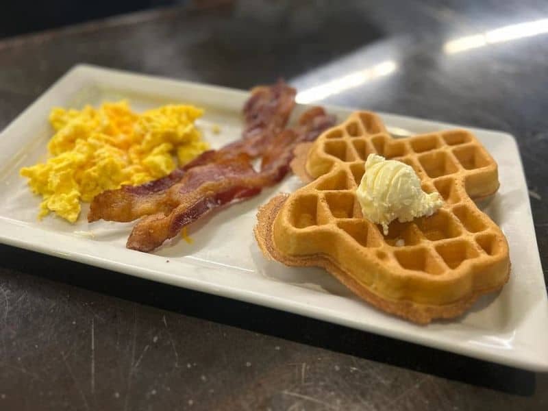 Texas Shaped Waffles