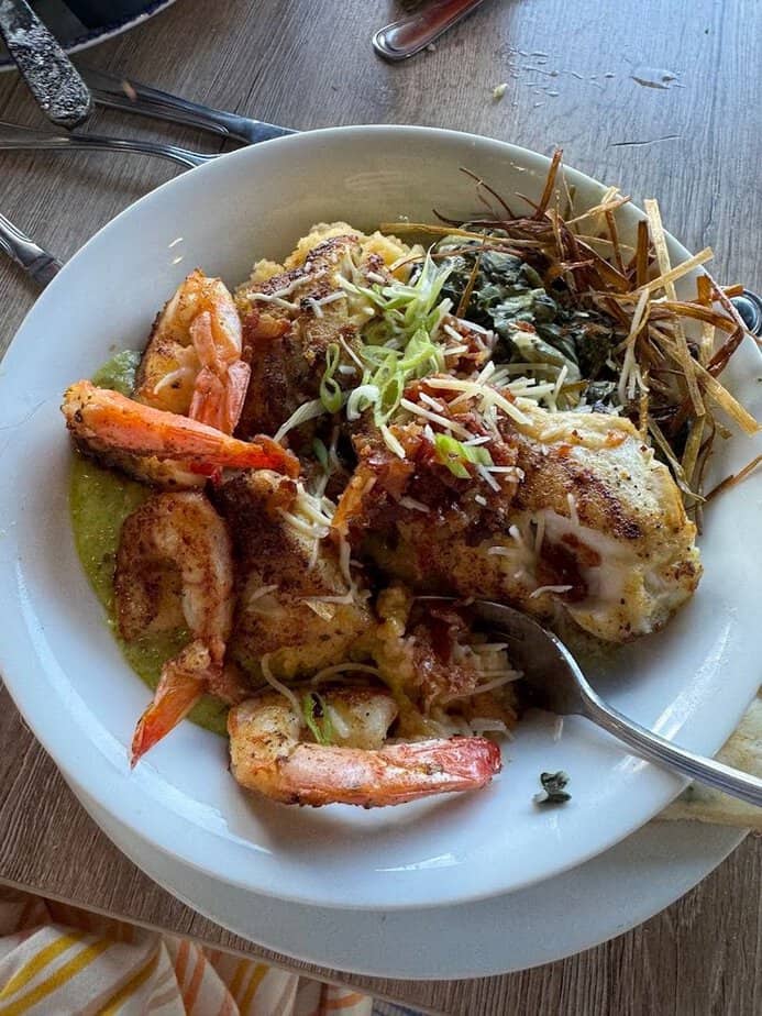 Sizzling Grouper and Texas Gulf Shrimp