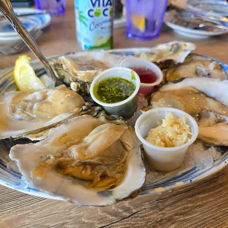 Oysters: Dockside and Rockefeller