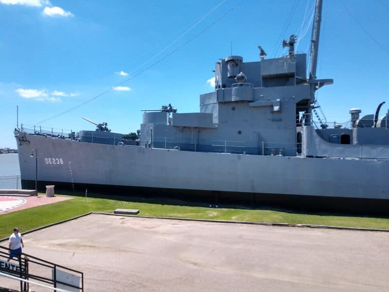 This Quiet Texas Park Hides a Legendary World War II Submarine USS Stewart Destroyer Escort
