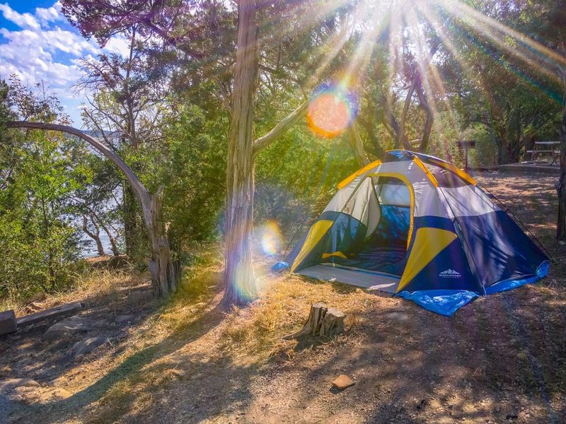 Camping Under Quiet Skies