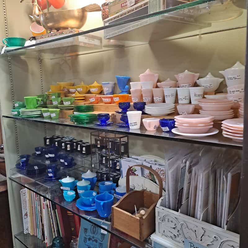 This Texas Antique Store Is So Big, It Takes Nearly All Day to Explore Glassware, China, and Barware