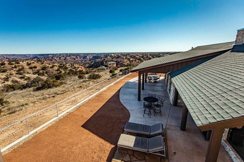 Unforgettable Rim Cabin Stays at Palo Duro Canyon Panoramic Rim Views From the Deck