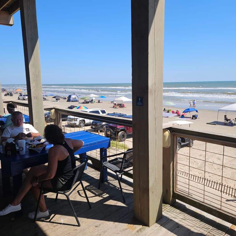 We Found a Laid-Back Texas Beach Bar With the Best Water Views Family Friendly, Pet Friendly, and Easygoing Service