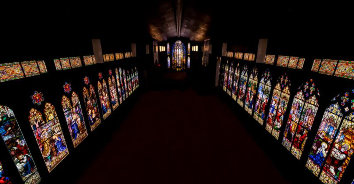 this unique texas museum lets you walk through nearly 200 stained glass windows