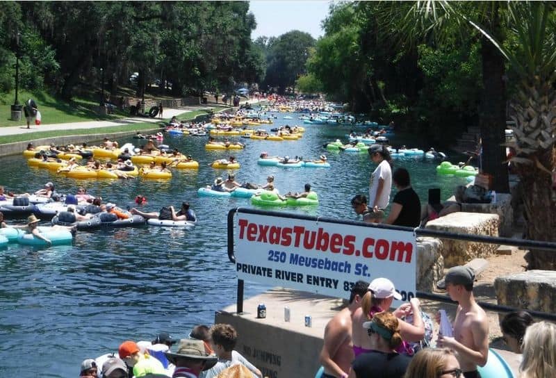 Float the Guadalupe or Comal Rivers